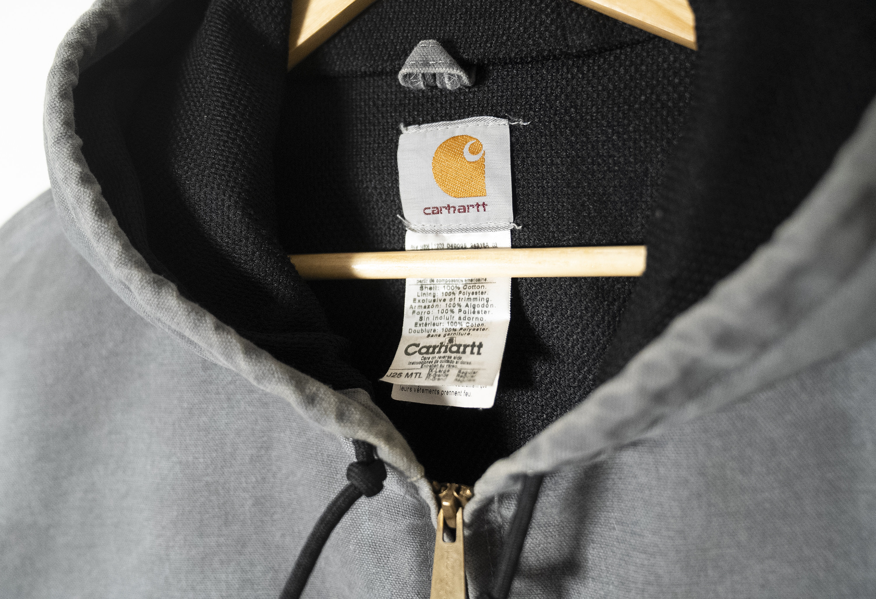 Vintage Carhartt Detroit Jacket 1XL: Faded Gray Workwear - Etsy