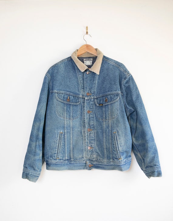 Vintage Lee Storm Rider Blanket Lined Jean Jacket/denim Trucker Jacket -  Etsy