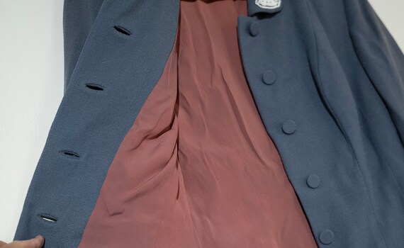 Vintage Wool Blazer: Beaded Collar, 1960s Mod Sty… - image 4