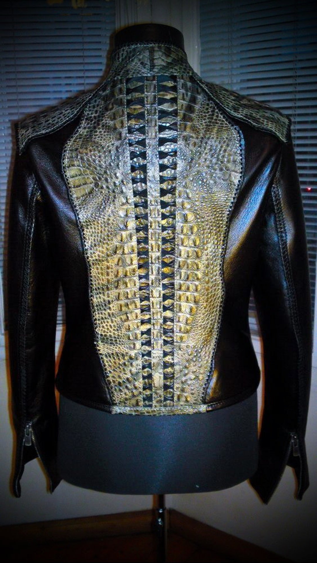 Maneater Women's Leather Costume in 2 Parts by Pentagram Etsy