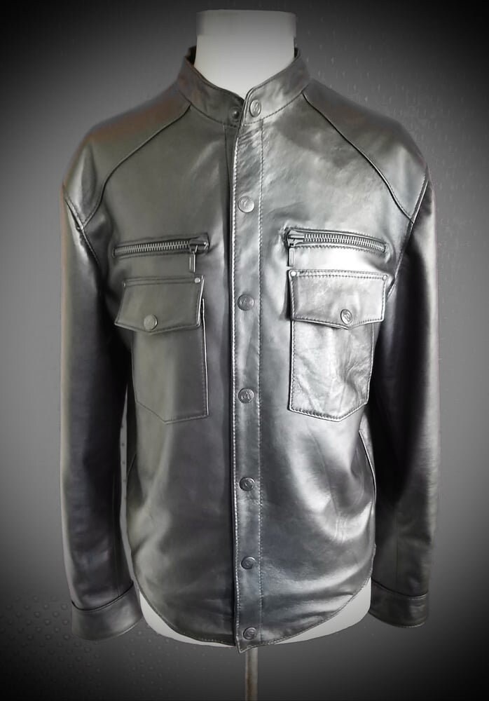 Leather Shirt by Pentagram | Etsy 