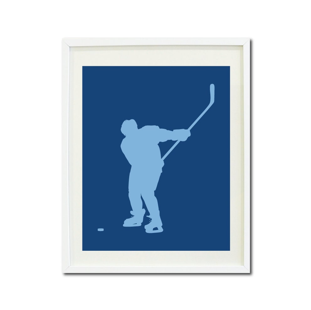 Ice Hockey Wall Art PRINTABLE Set of 3 Boys Hockey Print Etsy