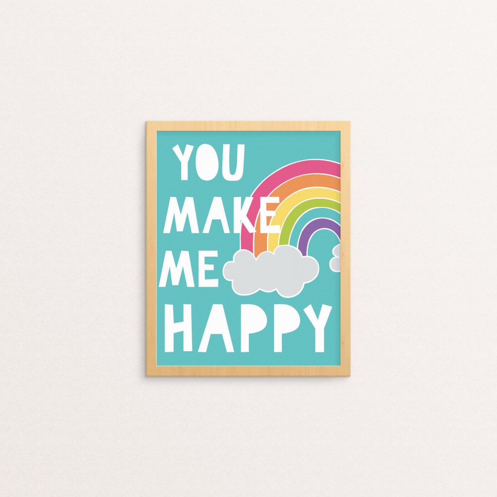 You Are My Sunshine Wall Art Set of 4 Kids Printable Art Etsy