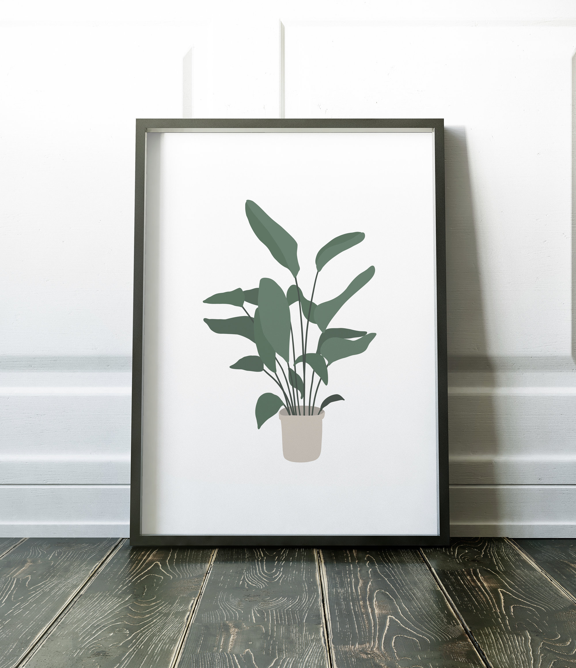 Plant Printable Art Boho Wall Decor Kitchen Botanical Art - Etsy