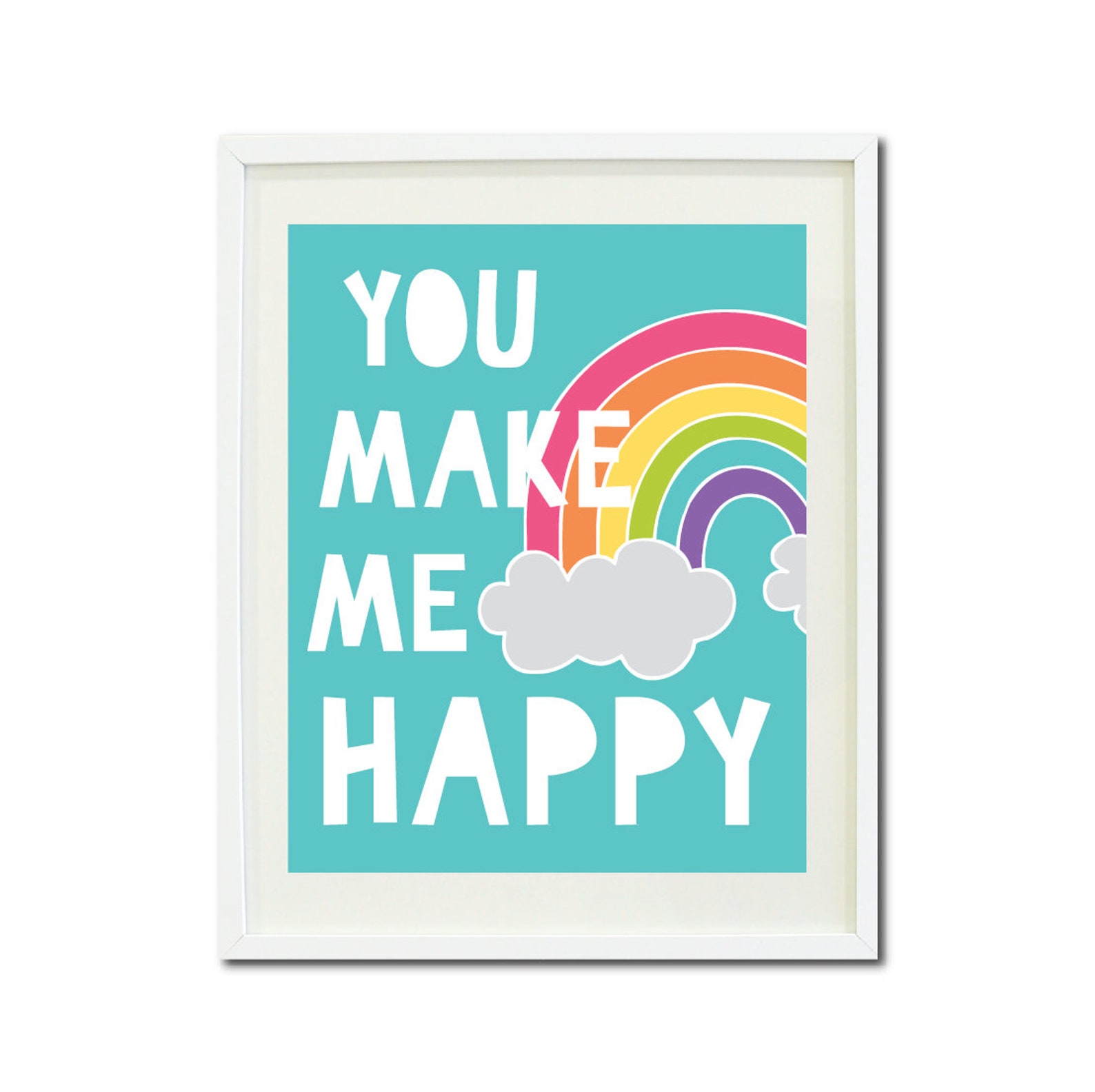 You Are My Sunshine Wall Art Set of 4 Kids Printable Art Etsy