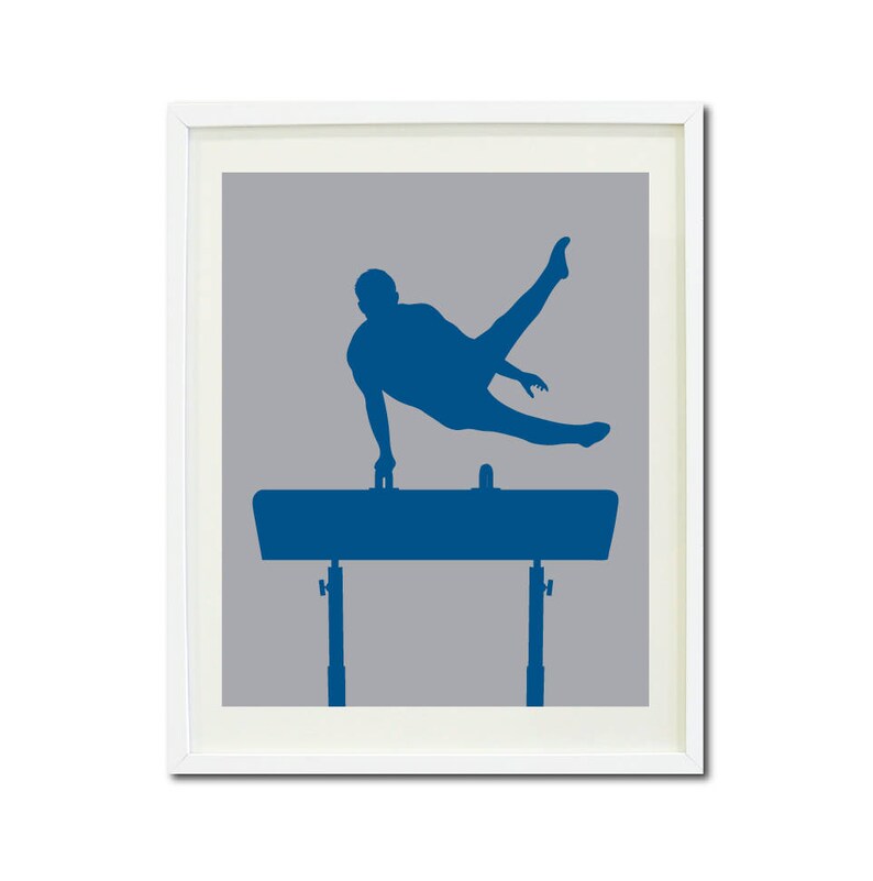 Boy's Gymnastics Wall Art PRINTABLE Set of 3 Men's Etsy
