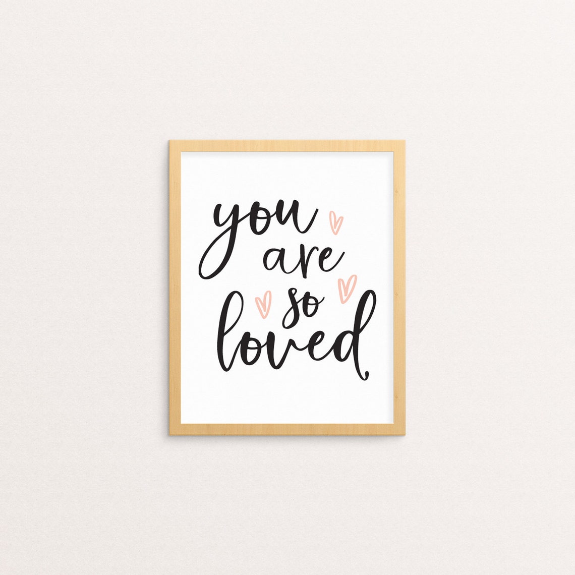 You Are so Loved PRINTABLE Wall Art Baby Nursery Printable | Etsy