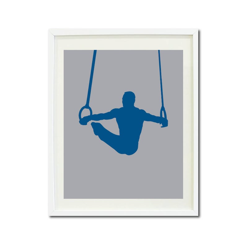 Boy's Gymnastics Wall Art PRINTABLE Set of 3 Men's Etsy