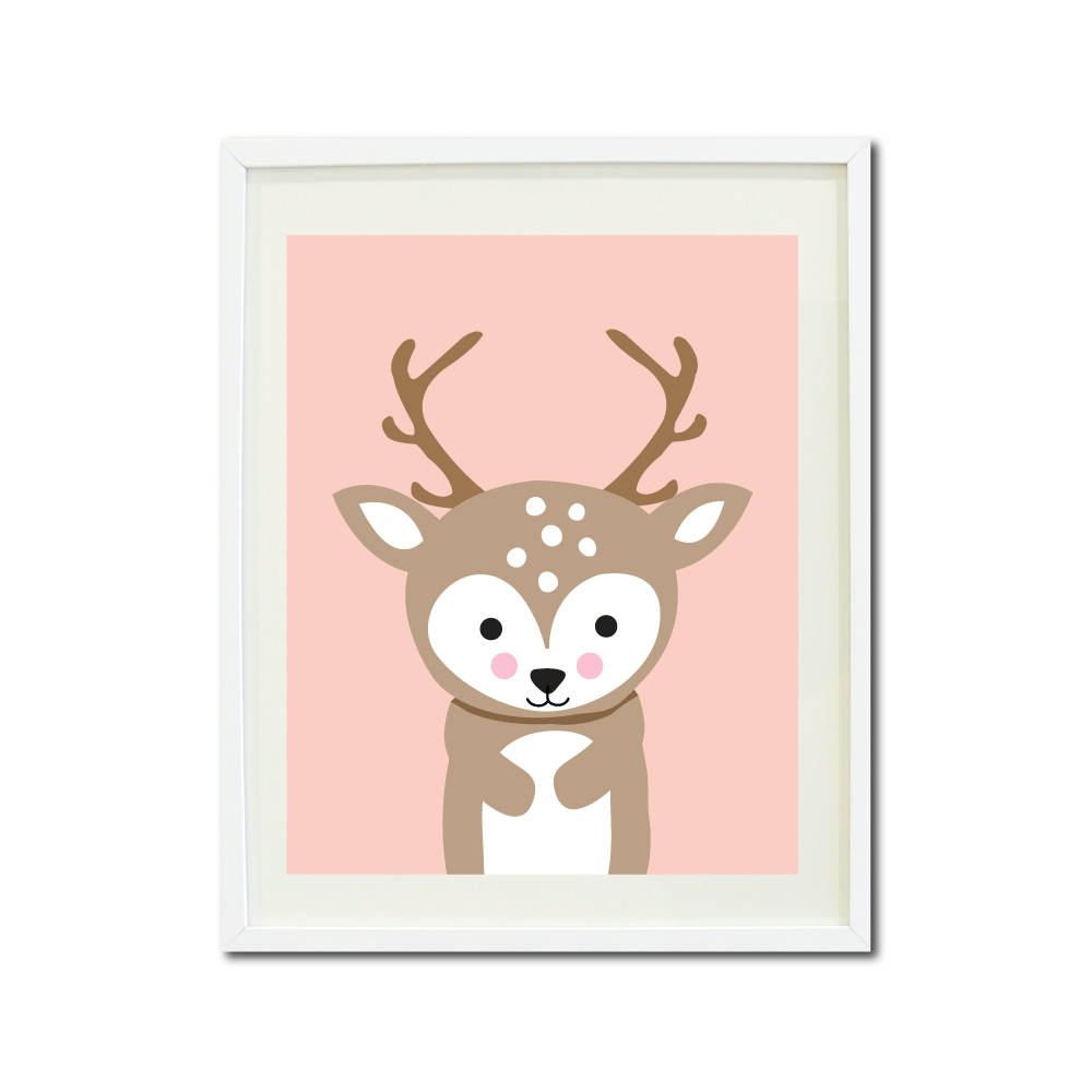 Nursery PRINTABLE Wall Art Print Set of 3 | Bear, Bunny, Deer | Wall ...