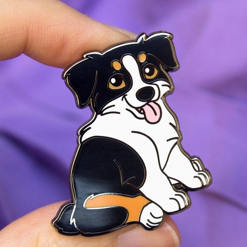 Australian Shepherd Red Tri Hard Enamel Pin Etsy