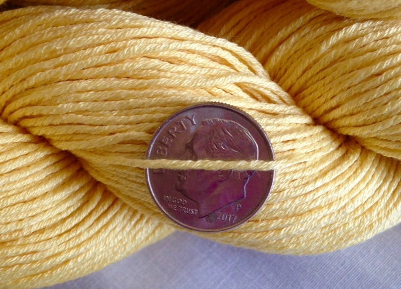 Recycled SilkCotton Yarn 274 yds available @ 0.02yd Reclaimed 18-ply Fingering Weight Yarn