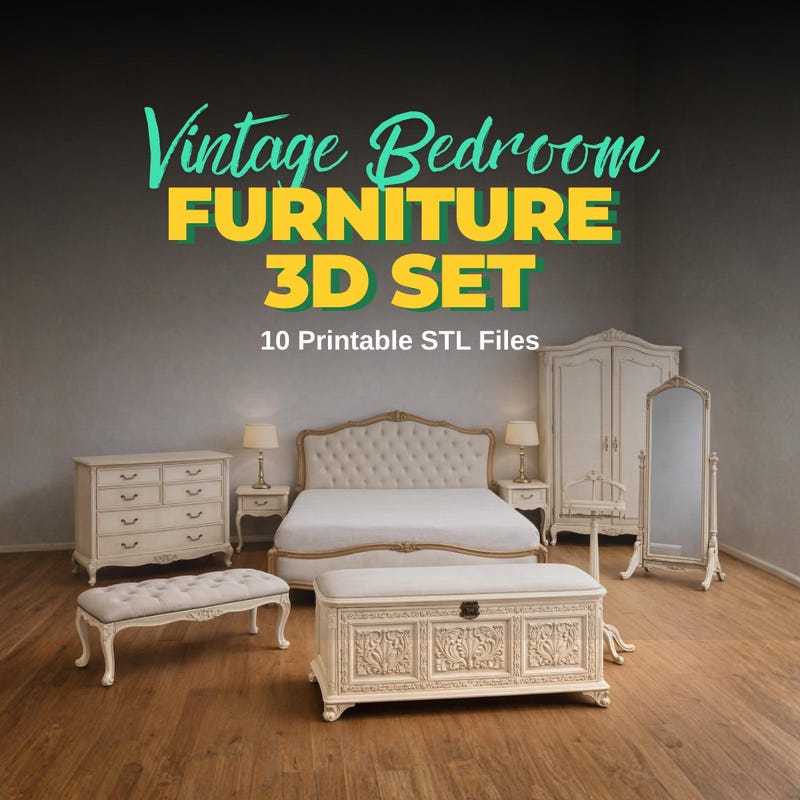 Vintage 1940s Bedroom Furniture - Etsy