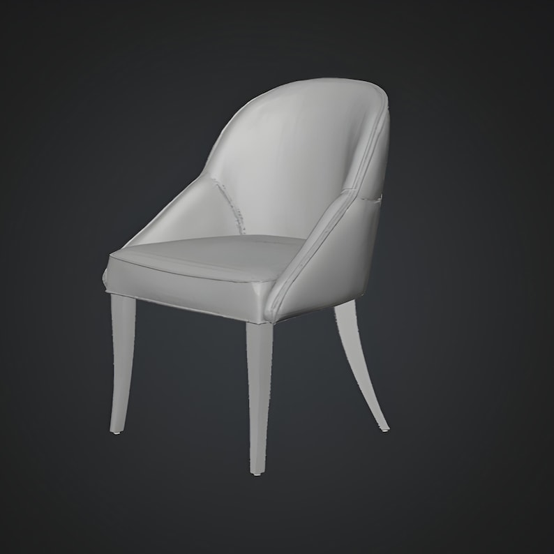 Modern chair 3D model with soft padded surfaces and minimalist modern lines, created for professional interior visualization and furniture rendering projects. This modern chair 3D offers realistic proportions, clean topology, and print-ready structure, making it ideal for architectural scenes, digital catalogs, and modern interior presentations.