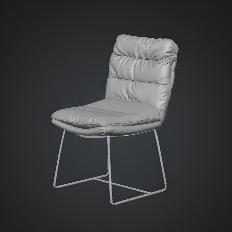 Modern chair 3D model featuring elegant curves, contemporary proportions, and a refined modern furniture look. Developed for architects and interior designers, this modern chair 3D works seamlessly in residential and commercial interior scenes, supporting realistic visualization, animation, and print-ready 3D workflows.
