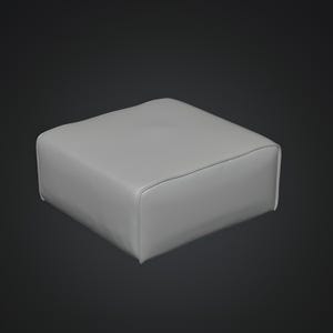 Single modular ottoman 3D STL model with soft edges and smooth upholstery geometry, created for flexible seating arrangements. This digital printable asset complements modern sofa sets, interior mockups, miniature room scenes and architectural visualization projects. Suitable for designers working on modular furniture layouts, realistic renders and small-scale 3D printed interiors.
