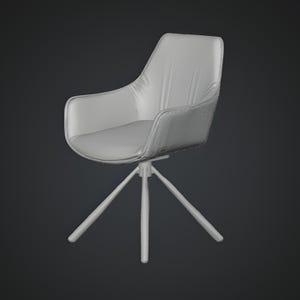 Modern chair 3D model featuring a contemporary upholstered dining chair design with soft curves and slim legs. This high-quality modern chair 3D asset is ideal for architectural visualization, interior design renders, 3D printing projects, and digital furniture collections. Clean topology, balanced proportions, and realistic surface details make this modern chair 3D perfect for professional CGI scenes, product visualizations, and modern interior layouts.