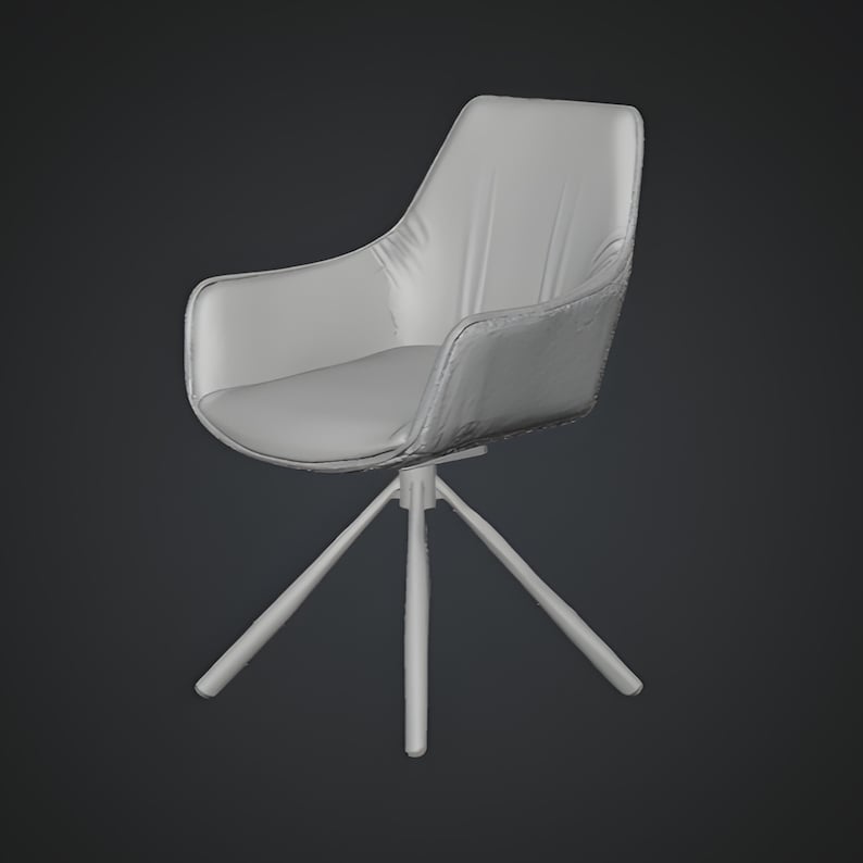 Modern chair 3D model featuring a contemporary upholstered dining chair design with soft curves and slim legs. This high-quality modern chair 3D asset is ideal for architectural visualization, interior design renders, 3D printing projects, and digital furniture collections. Clean topology, balanced proportions, and realistic surface details make this modern chair 3D perfect for professional CGI scenes, product visualizations, and modern interior layouts.