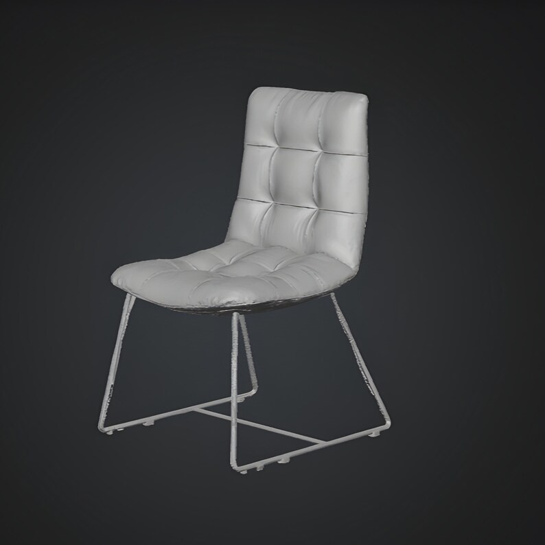 Modern chair 3D featuring sculpted backrest details and a balanced modern structure, optimized for architectural visualization and interior design scenes. This modern chair 3D model is suitable for living spaces, offices, and commercial interiors, offering clean geometry, smooth surfaces, and compatibility with rendering and 3D printing workflows.