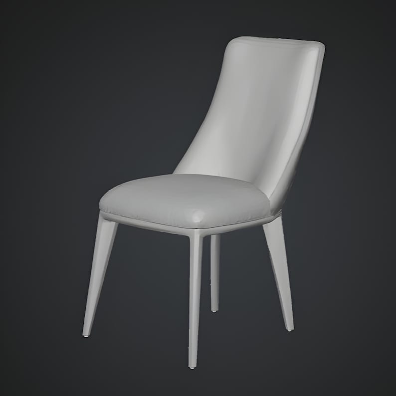 Modern chair 3D representation of a sleek lounge chair with soft upholstery details and contemporary seating design. Ideal for architectural visualization, interior design projects, and 3D printing applications. This modern chair 3D model features realistic padding, smooth surfaces, and optimized structure for high-quality renders, professional CGI workflows, and modern furniture mockups.