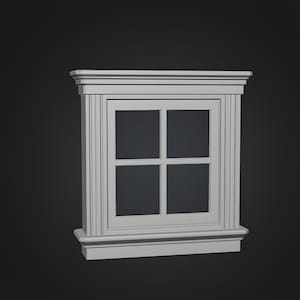 Window Stl Miniature Window STL Bundle – 10 Architectural Windows for Dollhouse ...