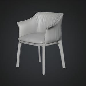 Modern chair 3D designed with a compact modern silhouette and comfortable seating form, ideal for architectural visualization, interior styling, and 3D rendering. This modern chair 3D model supports high-detail renders, clean lighting setups, and accurate 3D printing for furniture-focused digital projects.