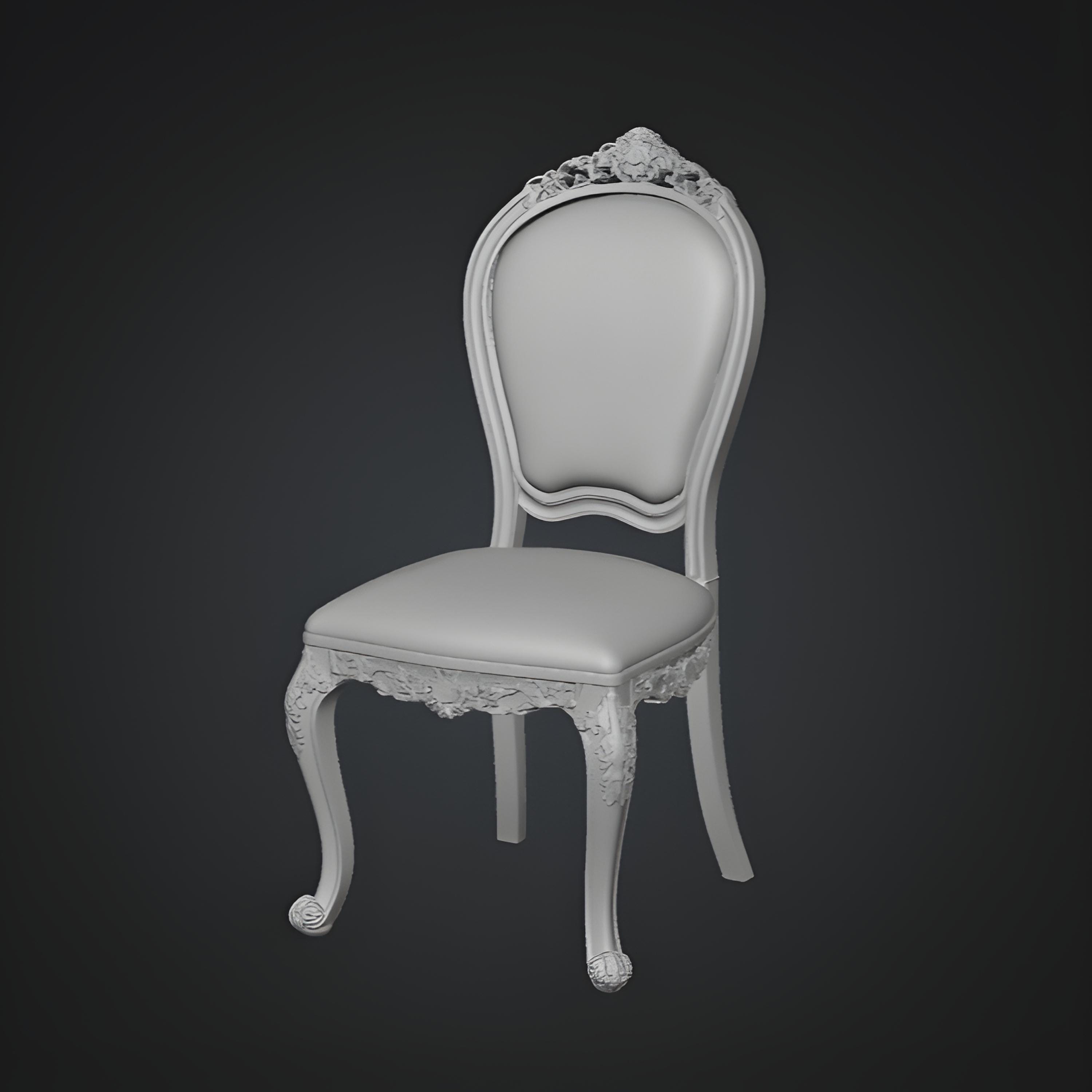 Dining Room STL Set – Classic Dining Furniture, Table Chair Sideboard ...