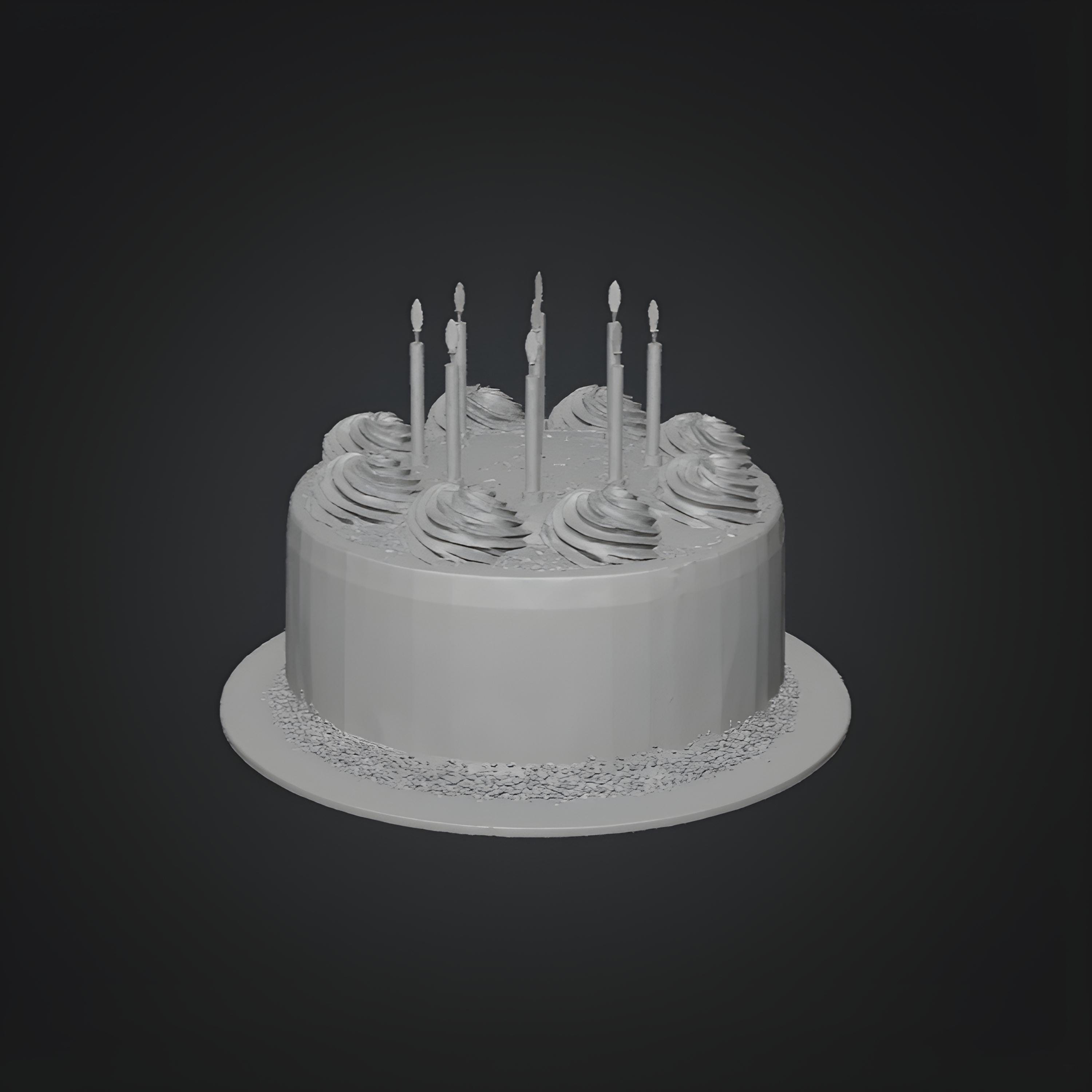 Bakery Dessert 3D Models – Printable Miniature Set STL Files - Etsy