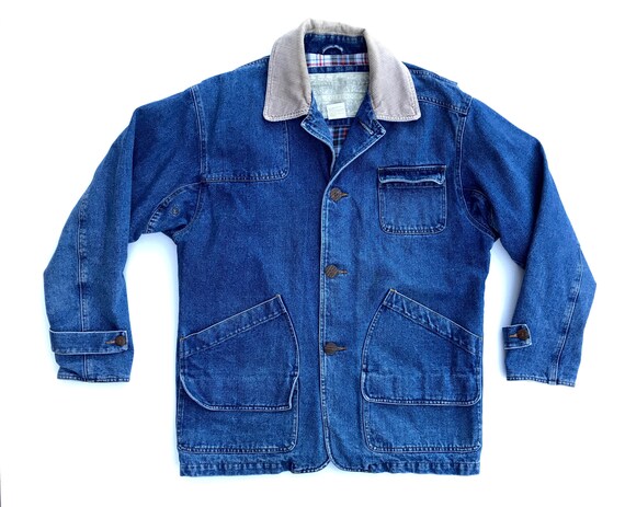 J.L. Colebrook Denim Chore Coat, Jean Barn Jacket,