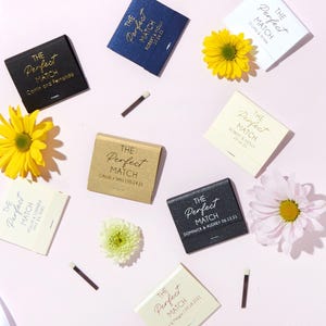 The Perfect Match Matchbooks - Wedding Matchbook, Wedding Decor, Wedding Gift, Bridal Shower Bild 8