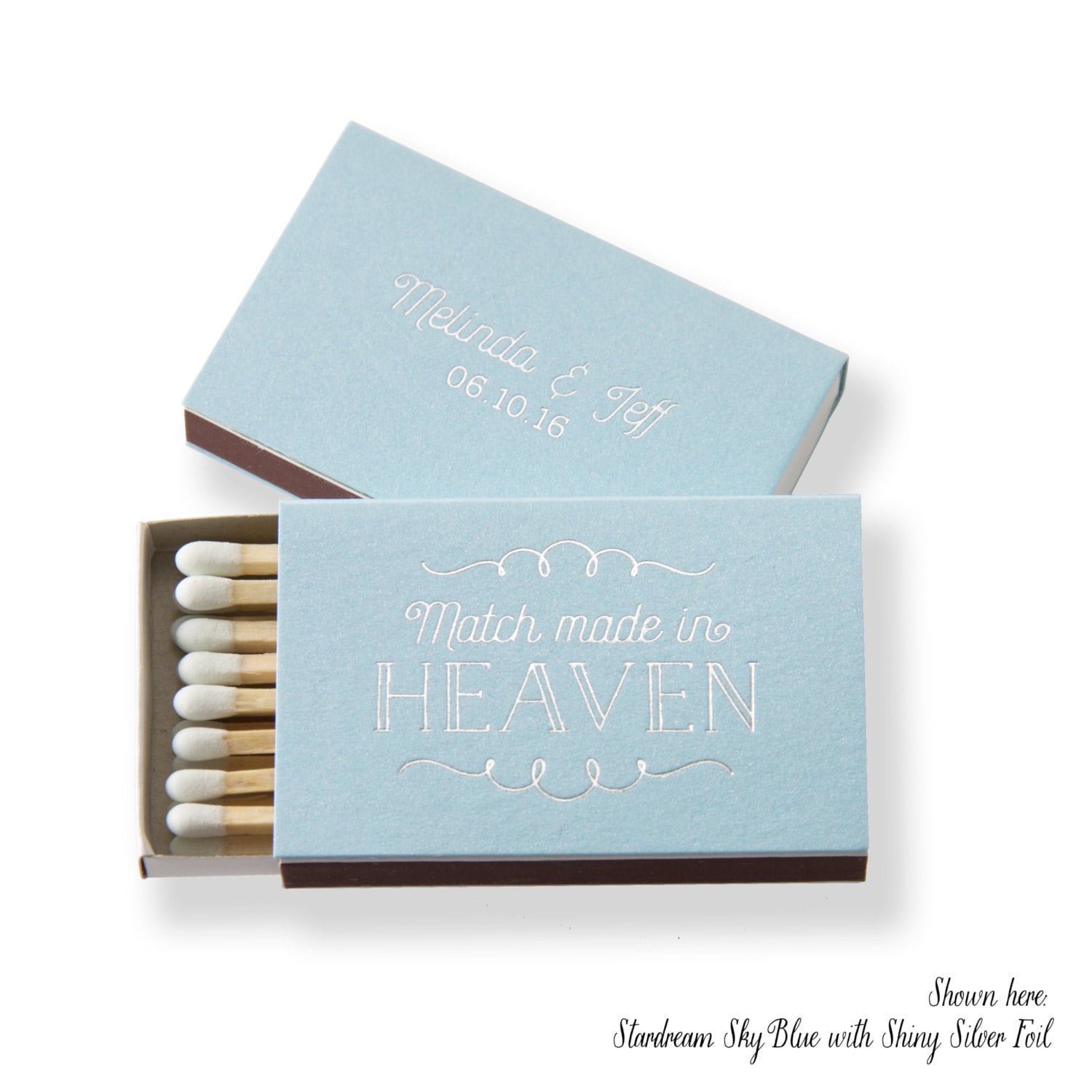Match Made in Heaven Matchboxes Custom Printed Wedding - Etsy