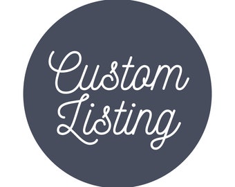 Custom listing for Marianne May
