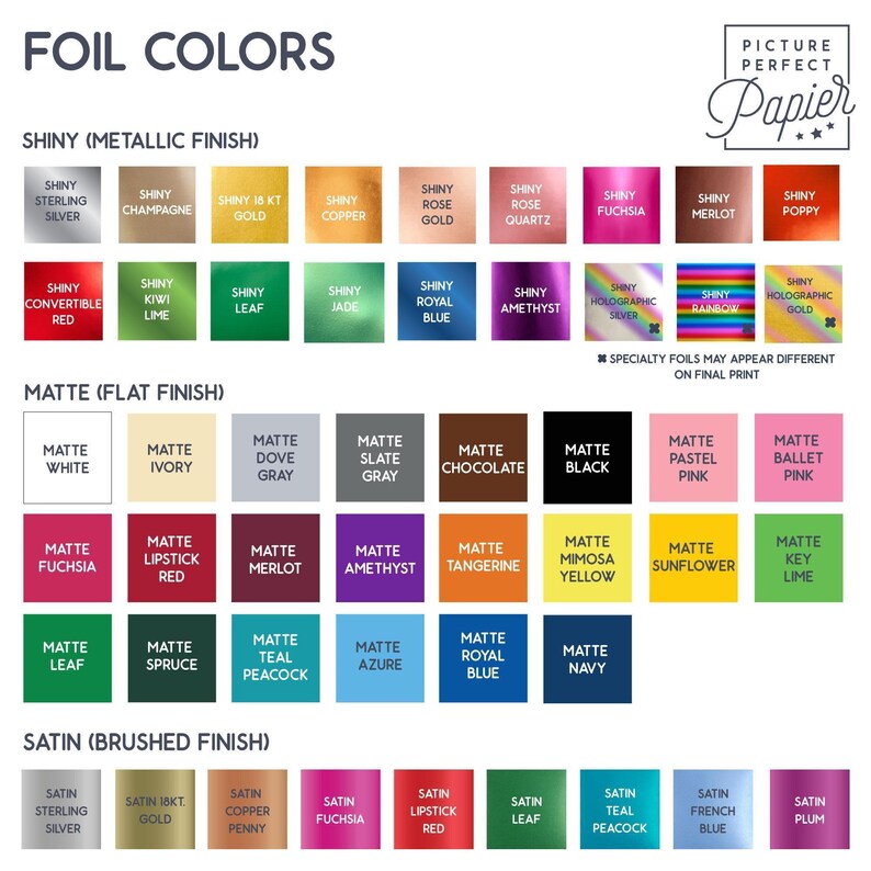 a poster with different colors of paper