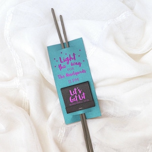 Light the Way Wedding Sparkler Sleeves with Matchbooks