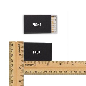 Custom Cocktail Hour Matchboxes - Wedding Favor Matches, Wedding Decor, Personalized Matches, Custom Matchboxes, Match Box Favors image 6