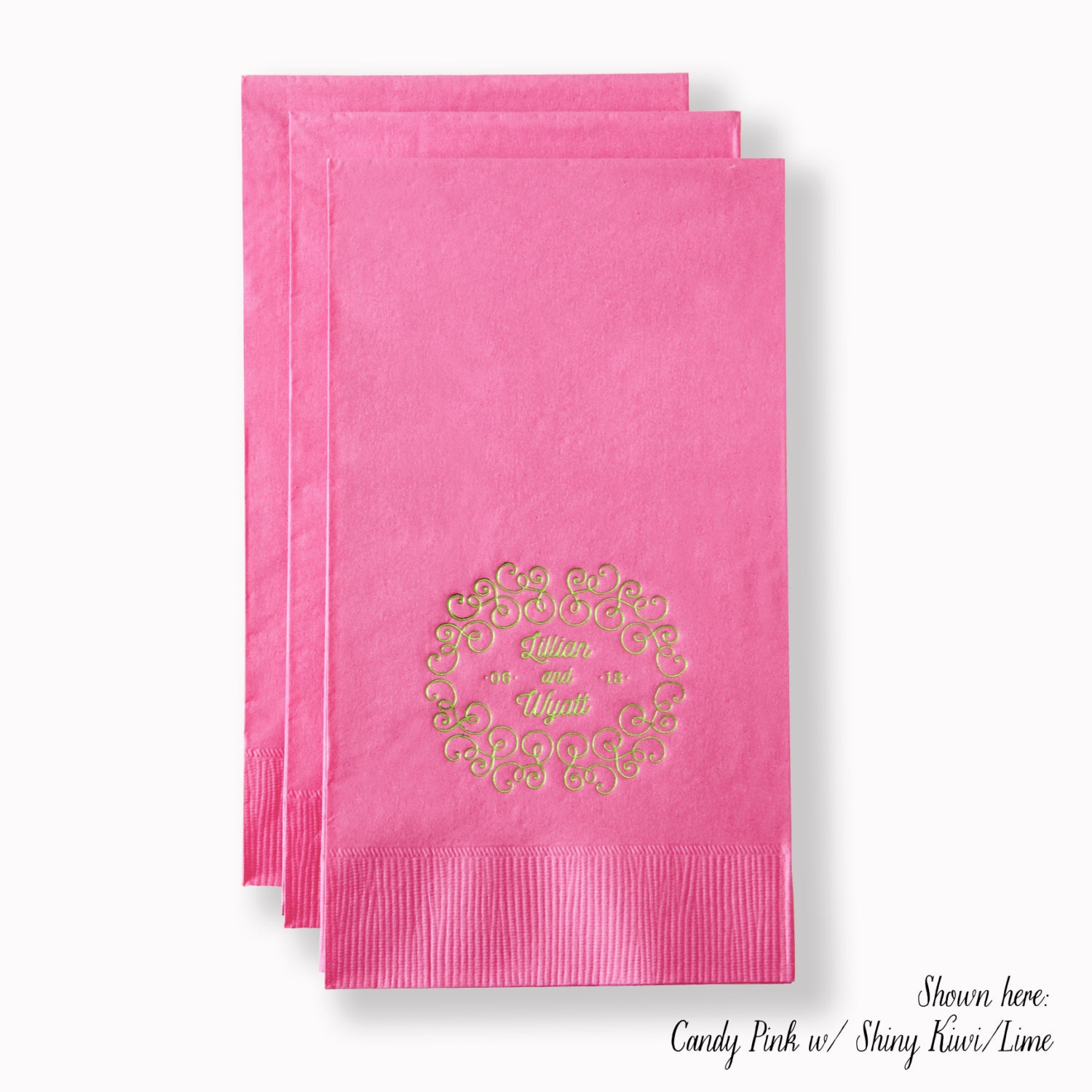 100 Personalized Guest Towels Bathroom Restroom Hand Towels Dinner Napkins Wedding Paper Hostess Gift Monogram Lots of Colors to choose from 100 Personalized Guest Towels Bathroom Restroom Hand Towels Dinner Napkins Wedding Paper Hostess Gift Monogram Lots of Colors to choose from