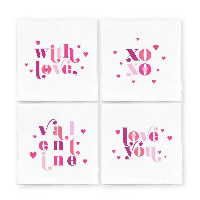 PicturePerfectPapier XOXO Valentine Napkin