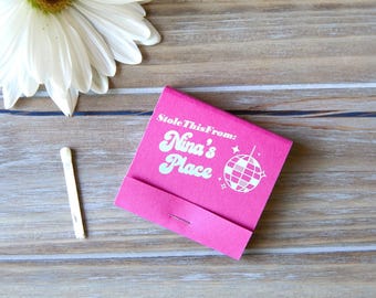 Disco Matchbooks - Stolen from Their Place Design for Housewarming Gift