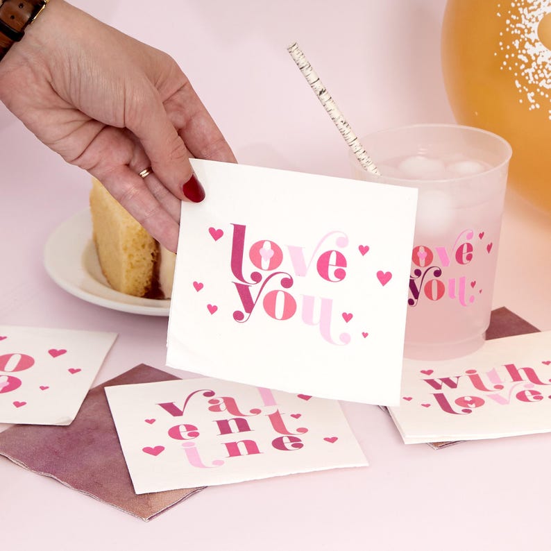 PicturePerfectPapier XOXO Valentine Napkin - Thumbnail 4