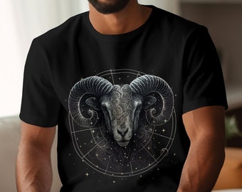 Aries Shirt, Aries Zodiac Sign T-Shirt, Aries Gift, Aries Sign Tee, Zodiac Symbol, Aries Zodiac Shirt, Aries T, Boho Aries, Unisex Aries tee