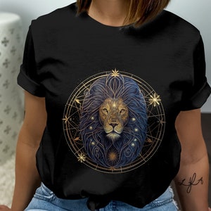 Leo Sternzeichen Shirt, Leo Sternzeichen T-Shirt, Leo Sternzeichen Shirt, cooles Leo Sternzeichen Shirt, für Juli Geburtstag, August, Geschenk für Leo