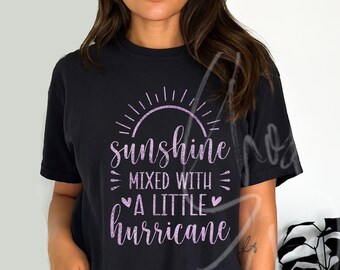 Sunshine orkaanshirt, zuidelijk brutaal shirt, cadeau voor tiener, brutaal shirt, grappig T-shirt, attitudeshirt, sarcasmeshirt, T-shirt troostkleuren