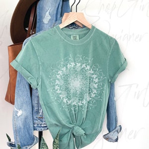 Mandala Shirt, Boho Shirt, Mandala tshirt, New Age shirt, Boho tshirt, Hippie Shirt, Comfort Colors ® Shirt, Gift for her, original design t