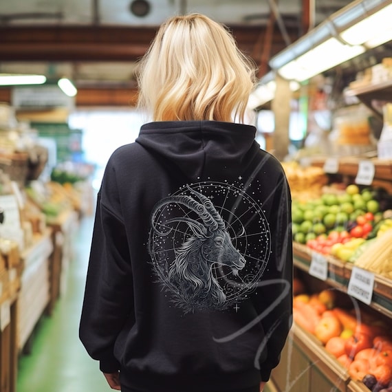 Capricorn Shirt, Capricorn Hoodie, Star Shirt, Zodiac Astrology Hoodie, Zodiac Sign Birthday Gift, Boho Capricorn, December,January Birthday
