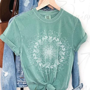 Mandala Shirt, Boho Shirt, Mandala tshirt, New Age shirt, Boho tshirt, Hippie Shirt, Comfort Colors ® Shirt, Gift for her, original design t