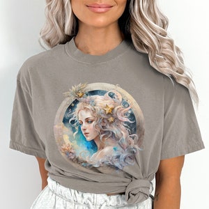 Virgo Shirt, Zodiac Sign T-Shirt, Astrology, Zodiac Tee, Zodiac Symbol, Zodiac Shirt, T, Modern Zodiac, boho shirt,