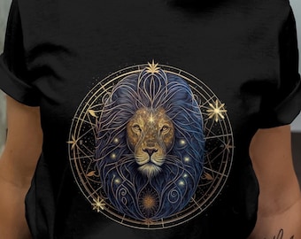 Leo Shirt, Leo Sign tshirt, Leo Zodiac tee, Leo sign shirt, cool leo boho shirt, Leo star sign shirt, July Birthday, August, gift for leo