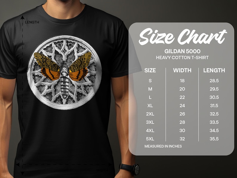 Halloween shirt, Goblincore, Gothic Halloween T-shirt, Goth Moth T-Shirt, Goth Clothes, Boho Shirt, Goth Gift, goblincore shirt, boho nature image 4