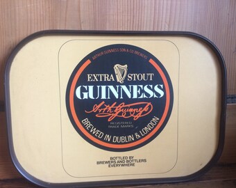 Collectable Guiness drinks tray in as new condition. 1960s/70s