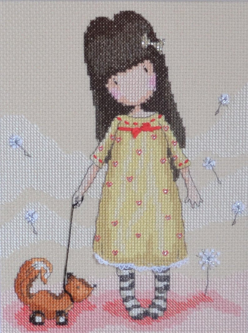 gorjuss girl cross stitch