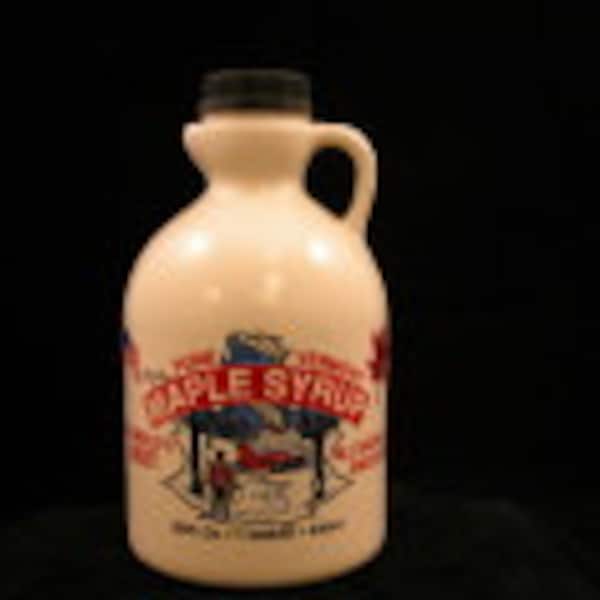 Free Shipping!! 3 Quarts Vermont Organic Amber Rich maple syrup.